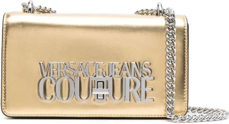 Versace Jeans Couture Statement Cross Body Tas Yellow Dames