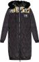 Versace Jeans Couture Gewatteerde Nylon Parka Blijf Warm en Stijlvol Black Dames - Thumbnail 1