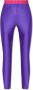 Versace Jeans Couture Stijlvolle Paarse Leggings voor Vrouwen Purple Dames - Thumbnail 1
