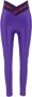 Versace Jeans Couture Leggings voor vrouwen Purple Dames - Thumbnail 1