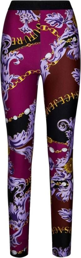 Versace Jeans Couture Leggings Paars Dames
