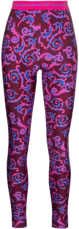 Versace Jeans Couture Leggings Paars Dames