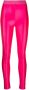Versace Jeans Couture Glanzende Logo Jacquard Leggings Pink Dames - Thumbnail 4