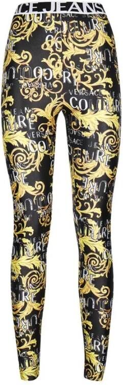 Versace Jeans Couture Luxe Logo Print Leggings Multicolor Dames
