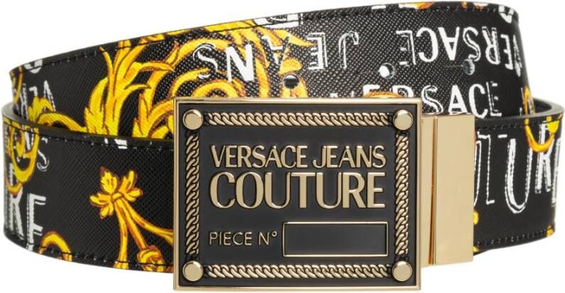 Versace Jeans Couture Logo Couture Belt Geel Heren