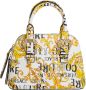 Versace Jeans Couture Barok Print Handtas met Logo Gespen White Dames - Thumbnail 3