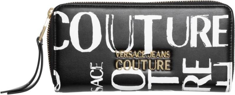 Versace Jeans Couture Logo Couture Wallet Zwart Dames