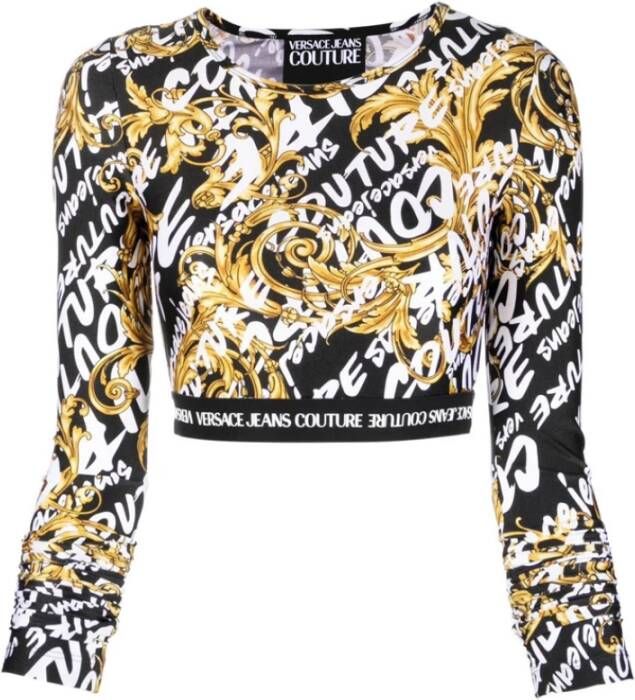 Versace Jeans Couture Logo-print top Wit Dames