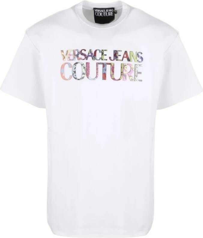 Versace Jeans Couture Logo T-Shirt Wit Heren