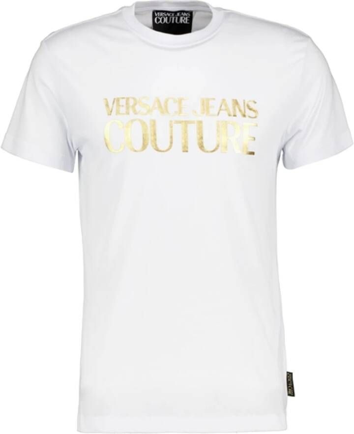 Versace Jeans Couture Logo T-shirt Wit Heren