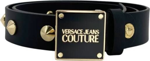 Versace Jeans Couture Logo -vierkante riem Zwart Dames