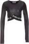 Versace Jeans Couture Upgrade je garderobe met stijlvolle longsleeve Black Dames - Thumbnail 3