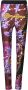 Versace Jeans Couture Dames Leggings met Logo Taille en Kleurrijke Chain Print Multicolor Dames - Thumbnail 2