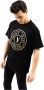 Versace Jeans Couture Maglietta T-Shirt V Emblem Zwart Heren - Thumbnail 4