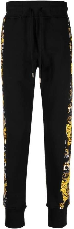 Versace Jeans Couture Men39 Clothing Trousers Black Ss23 Zwart Heren