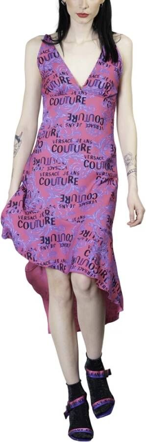 Versace Jeans Couture Midi Dresses Paars Dames