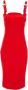 Versace Jeans Couture Barokgesp Mouwloze Midi Jurk Red Dames - Thumbnail 7