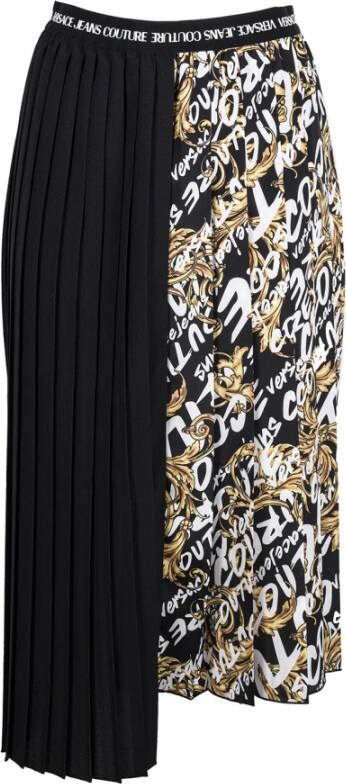 Versace Jeans Couture Midi Skirts Zwart Dames