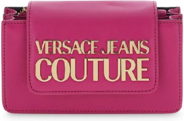 Versace Jeans Couture Fuchsia Mini Schoudertas voor Dames Pink Dames