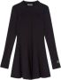Versace Jeans Couture Stijlvolle Zwarte Mini Jurk Black Dames - Thumbnail 1