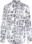 Versace Jeans Couture Stijlvolle Katoenen Overhemd voor Mannen White Heren - Thumbnail 4