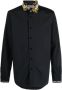 Versace Jeans Couture Heren Zwart Logo Couture Overhemd Black Heren - Thumbnail 1