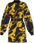 Versace Jeans Couture Zwarte Jurk Aw23 Stijlvol en Comfortabel Black Dames - Thumbnail 1