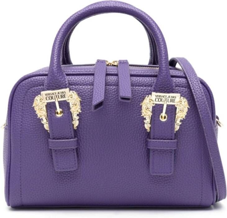 Versace Jeans Couture Paarse Synthetische Tas voor Vrouwen Purple Dames
