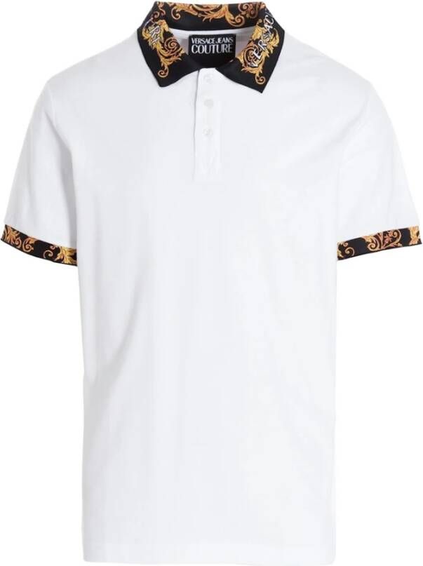 Versace Jeans Couture Polo Shirt Wit Heren