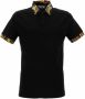 Versace Jeans Couture Premium Logo Polo Shirt Black Heren - Thumbnail 1