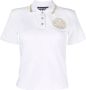 Versace Jeans Couture Witte Polo Shirt White Dames - Thumbnail 1