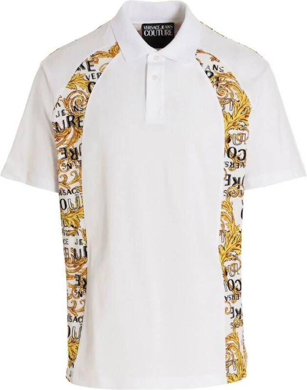 Versace Jeans Couture Polo Shirts Wit Heren