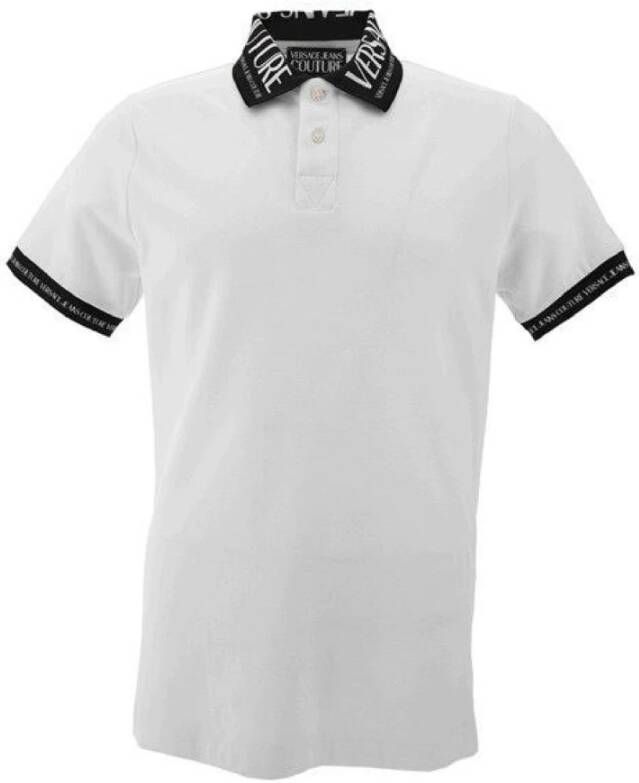 Versace Jeans Couture Polo Shirts Wit Heren