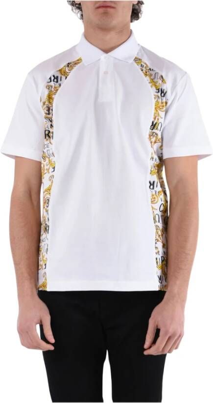 Versace Jeans Couture Polo Shirts Wit Heren