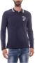 Versace Jeans Couture Polo Shirts Blue Heren - Thumbnail 1