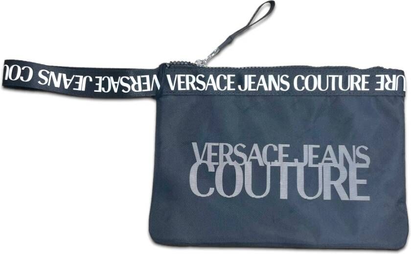 Versace Jeans Couture Zwarte Heren Polsband Pochette Black Heren