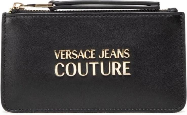 Versace Jeans Couture Portefeuilles Kaarthouders Zwart Dames