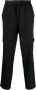 Versace Jeans Couture Zwarte broek met verstelbaar trekkoord en cargozakken Zwart Heren - Thumbnail 2