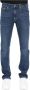 Versace Jeans Couture Broek 5Pocket 73Up500 C Slim Milano ST reliëf D strind slouchy24 9 75oz Blauw Heren - Thumbnail 4