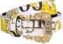 Versace Jeans Couture Multicolor Barokprint Leren Riem 90 Multicolor Dames - Thumbnail 5