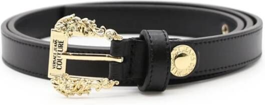 Versace Jeans Couture Stijlvolle Riemencollectie Black Dames