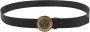 Versace Jeans Couture Zwarte leren riem met logogesp Multicolor - Thumbnail 12