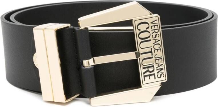 Versace Jeans Couture Zwarte Riem voor vrouwen Elegant ontwerp Black Dames