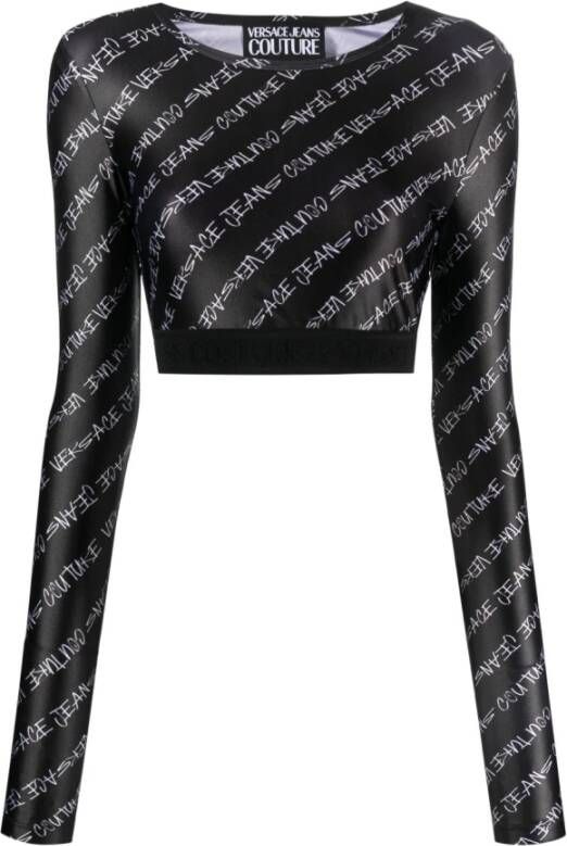 Versace Jeans Couture Stijlvolle Sweaters voor Trendy Looks Black Dames