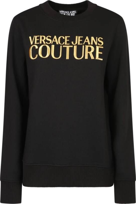 Versace Jeans Couture Round-neck Knitwear Zwart Dames