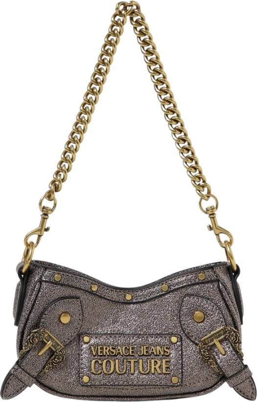 Versace Jeans Couture Hobo bags Mini Hobo Shoulder Bag in zilver