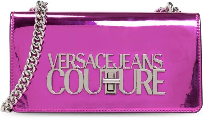 Versace Jeans Couture Schoudertas met logo Roze Dames