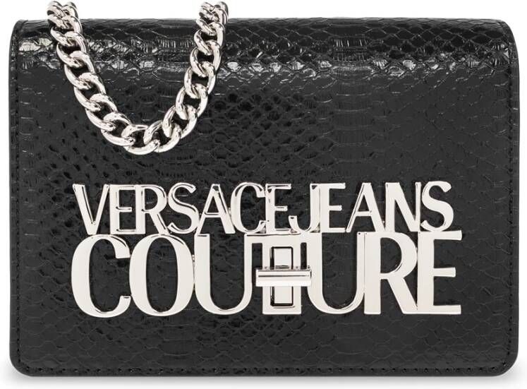 Versace Jeans Couture Zwarte Tassen Stijlvolle Collectie Black Dames