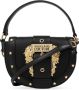 Versace Jeans Couture Zwarte imitatieleren handtas met goudkleurige barokgesp Black Dames - Thumbnail 2