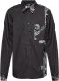 Versace Jeans Couture Shirt met 'Chain Couture' patroon Zwart Heren - Thumbnail 1
